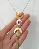 Mystic Moon Pendant Necklace