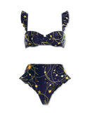 Starry Sky Printed Bikini Set