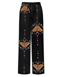 Mystical Butterfly Wonderland Garden Party Print Plus Size One Piece Set