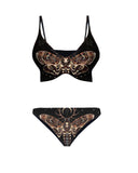 Death's Head Moth Printed Bikini & Skirt