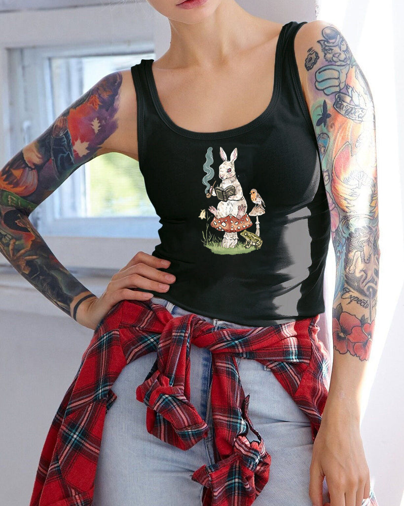 Forest Bunny Printed Tank Top