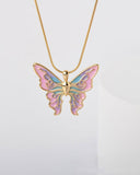 Colorful Fairy Butterfly Necklace