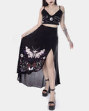 Purple Wonderland Moth and Mushroom Print Two-Piece Set