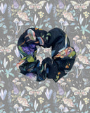 Mystic Moths Fairyland Printed Hand Made Scrunchie