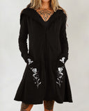 Batman and Magic Rose Print Sweatshirt Cardigan Coat