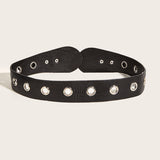 Cross Double Buckle Eye Waist Cover
