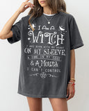 "Witch" Graphic Print T-Shirt