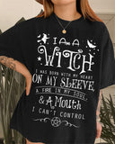"Witch" Graphic Print T-Shirt