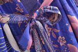 Mystic Blue Moon Starrynight Printed Beach Kimono
