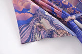 Mystic Blue Moon Starrynight Printed Beach Kimono