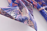 Mystic Blue Moon Starrynight Printed Beach Kimono