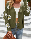 Sunflower Cozy Knitted Cardigan Sweater