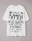 "Witch" Graphic Print T-Shirt