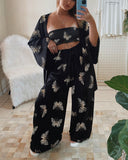Mystic Butterflies Wonderland Printed Two-Piece Set