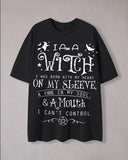 "Witch" Graphic Print T-Shirt