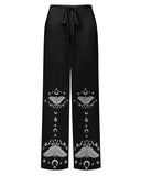 Ancient Luna Butterfly King Print  Plus Size One Piece  Set