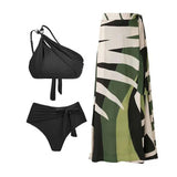 Retro Small Design Bikini Suit And Leaf Print  Sorang