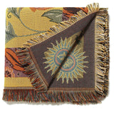 Boho Helios Floral Printed Blanket