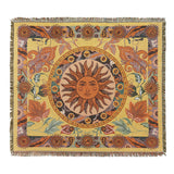 Boho Helios Floral Printed Blanket