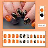 Forest Style Cute Green Plant Fashion Moon Night Meadow Landscape Manicure Patch Wear Nails
