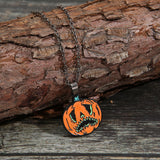 Halloween Funny Pumpkin Head Pendant