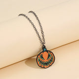 Halloween Funny Pumpkin Head Pendant