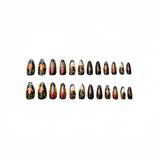 Forest Style Moonlight Red Mushroom Green Plant Landscape Wear Nail Patch