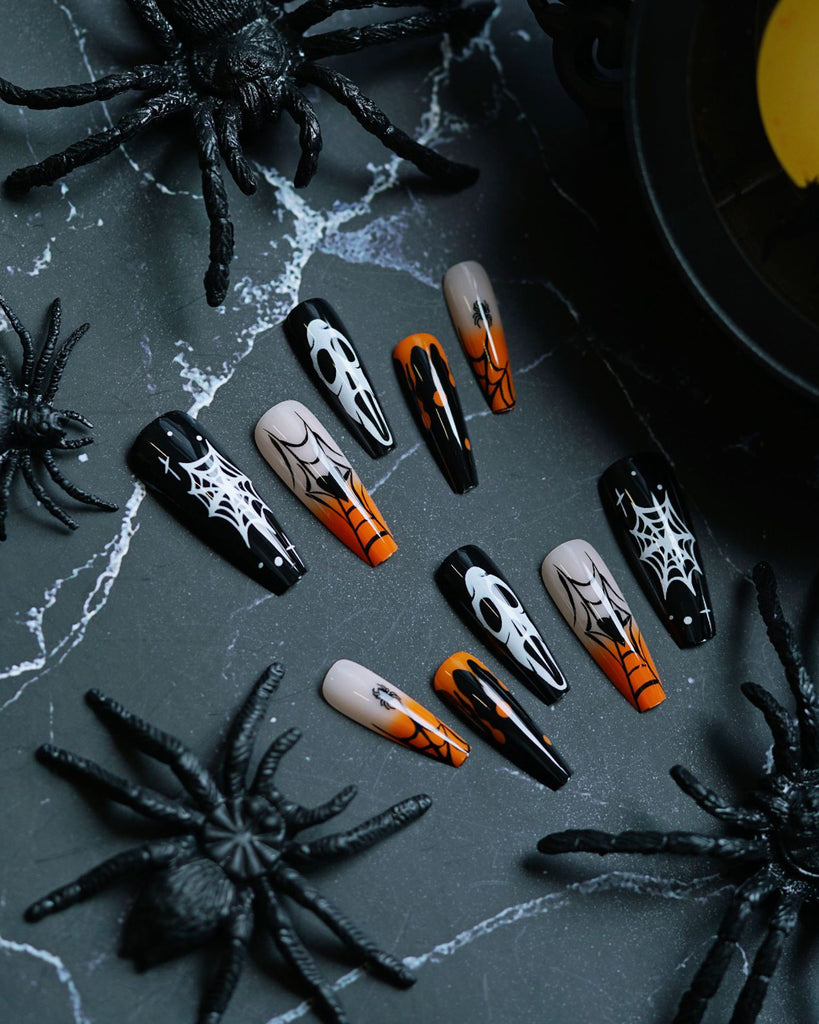 Halloween Spider Web Nail Art Patch