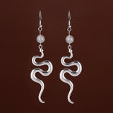 Mystic Snakes Drop Metal Earrings