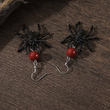 Diablo Punk Spider Exaggerated Earrings