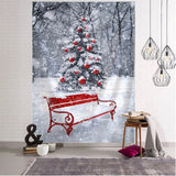 Small Fresh Christmas Tree Pattern Printed Tapestry