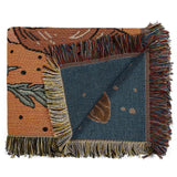 Western Desert Cow Skull Devil's Eye Printed Blanket