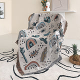 Eyes of the Cactus Desert Mystery Printed Blanket