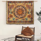 Boho Helios Floral Printed Blanket