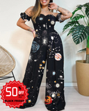 Mystic Universe Printed Jumpsuit