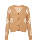 Sunflower Cozy Knitted Cardigan Sweater