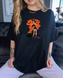 Halloween "Girly" Graphic Print T-Shirt