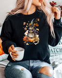 Fun Hamster "Halloween" Pattern Printed Sweatshirt