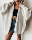 Cozy Oversized Knitted Cardigan Sweater