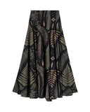 Dark Fern In The Moon Night Printed One Piece & Skirt