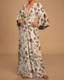 Mushroom Daily Cozy Casual Maxi Dress