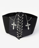 Cross Chain Waist Trainer Corset Belt