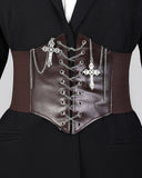 Cross Chain Waist Trainer Corset Belt