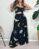 Magical Moth Wonderland Printed Two-piece Set