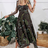 Wonderland Forest Printed Maxi Dress