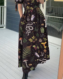 Mystic Snake Dreamland Printed Midi Dress