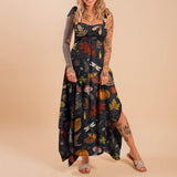 Witchery Pumpkins Fairyland Printed Maxi Dress