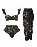 Mystic Snake Dreamland Printed Bikini Set