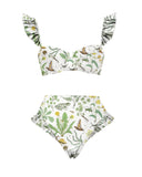 Nature Mushrooms Paradise Printed Bikini Set