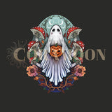 Spooky & Mushrooms Printed Casual Sweatshirt